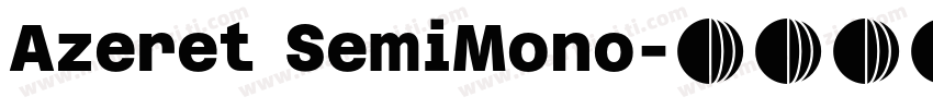 Azeret SemiMono字体转换